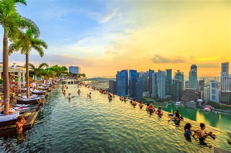 marina bay sands beach.